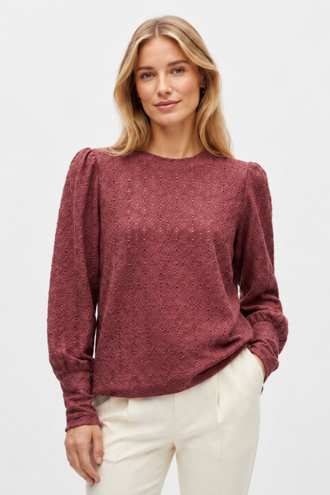 Object Structured long sleeve top