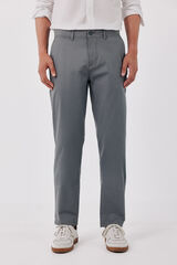 Cortefiel Cal&ccedil;as chino b&aacute;sicas leves regular Cinzento