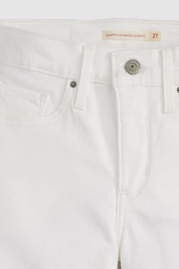 Levi's Bermuda moldadora Branco