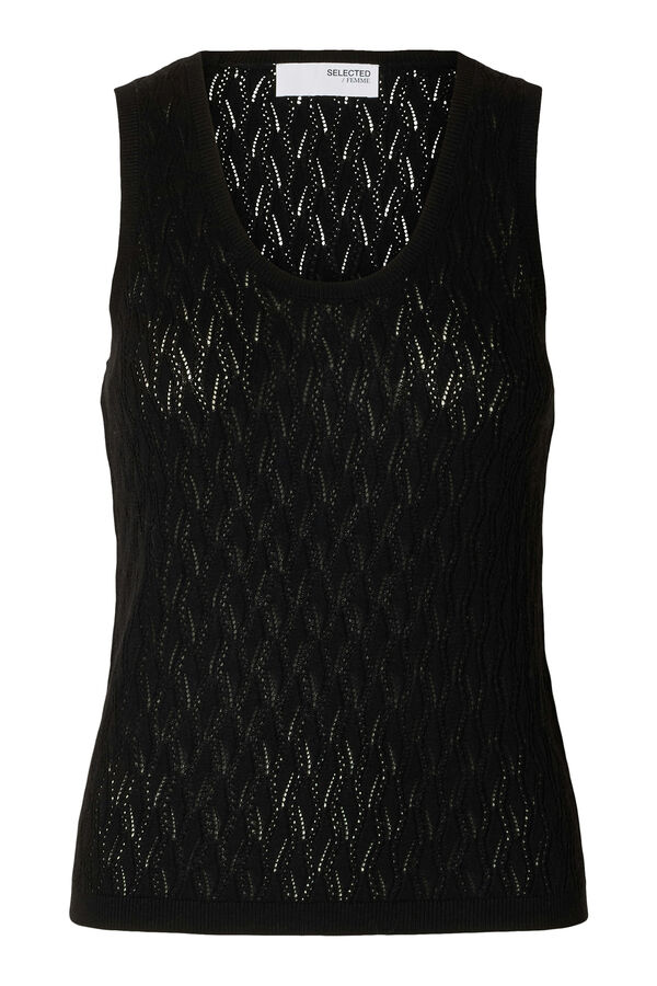 Selected Femme Top de malha  Preto