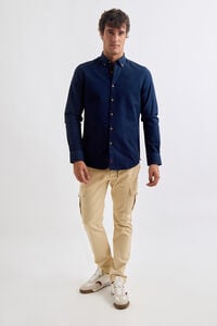 Williot Camisa estruturada tingida em tecido