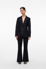 Vero Moda Calça flare com efeito renda Preto