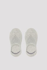 Cortefiel No-show socks with COOLMAX&reg; Grey