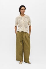 Object Top punto crochet Beige