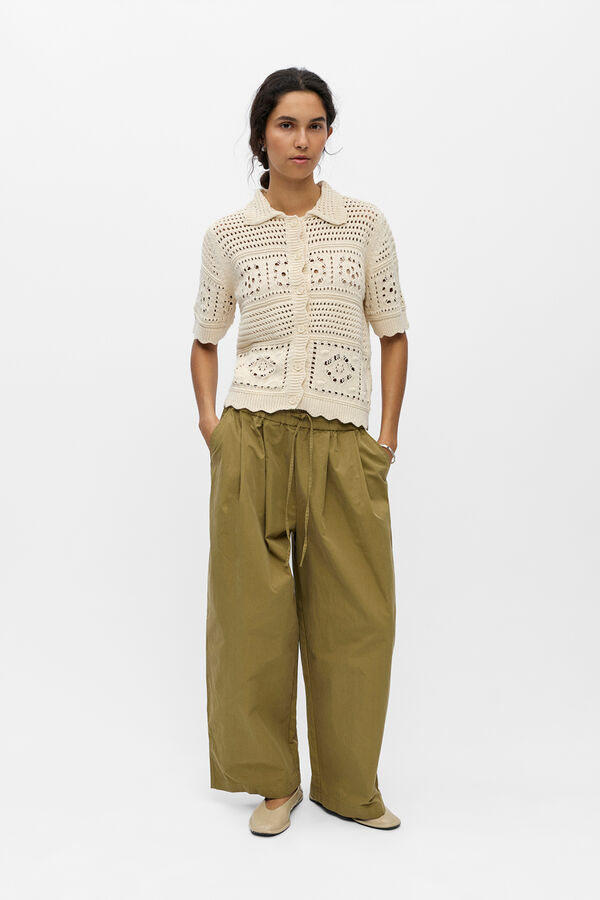 Object Top punto crochet Beige