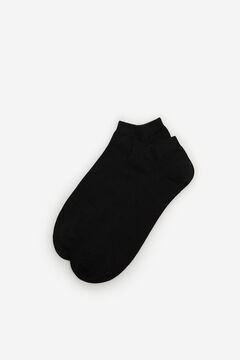 Cortefiel EcoCoolmax® ankle socks Black