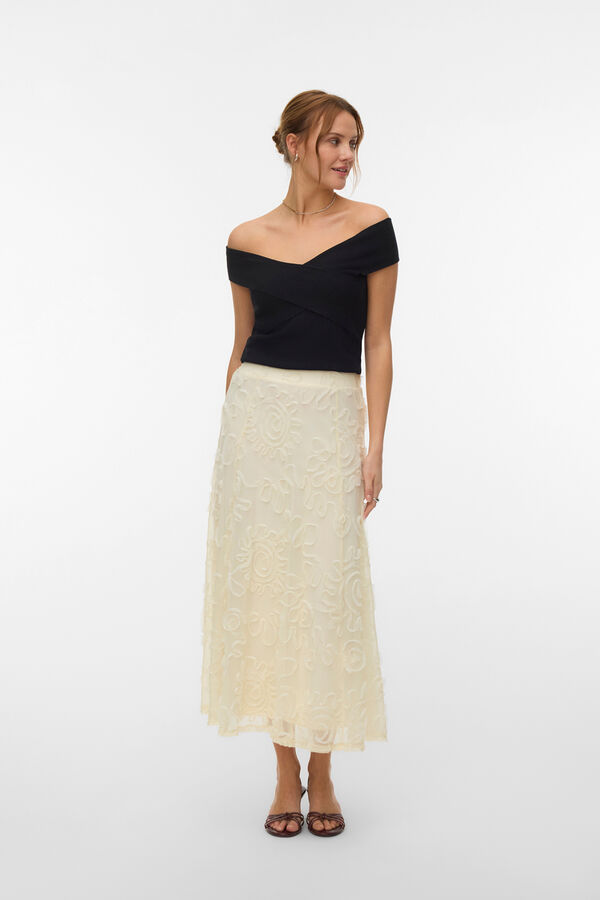 Vero Moda Top de hombros descubiertos Negro