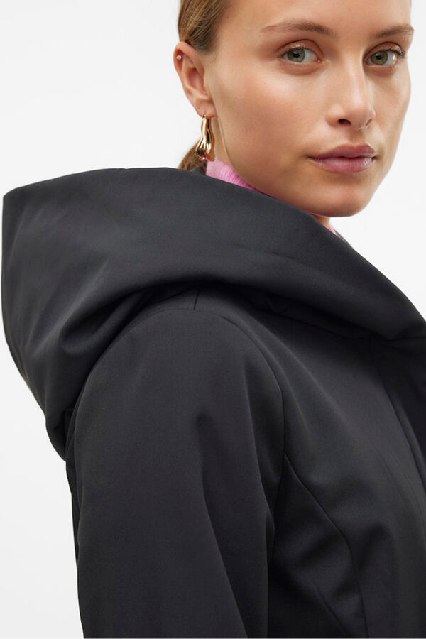 Vero Moda Coat measures neoprene effect  Black