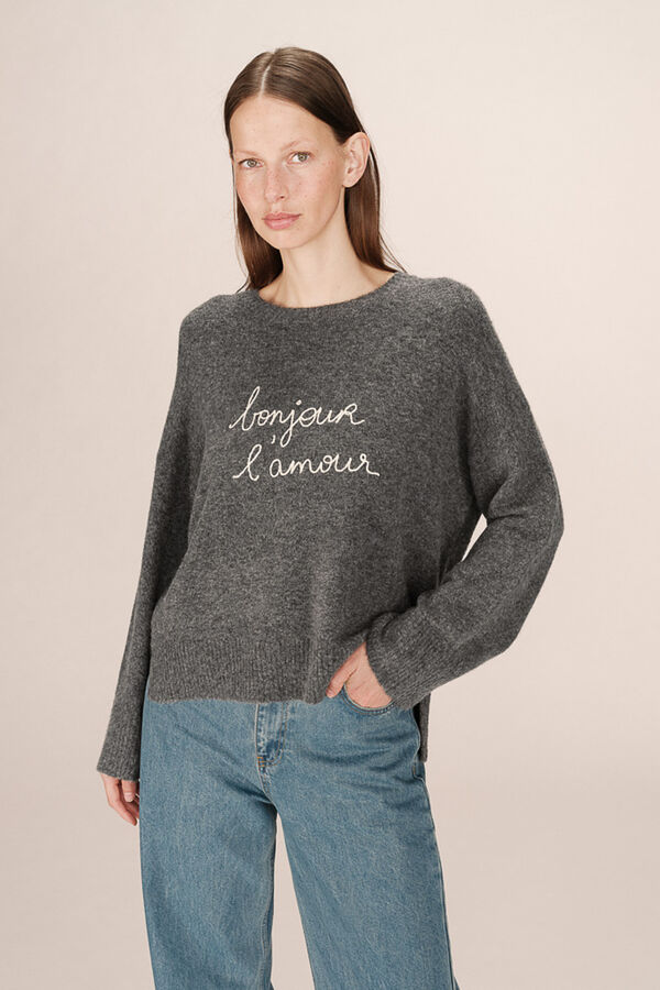 Grace & Mila Jersey oversize Gris