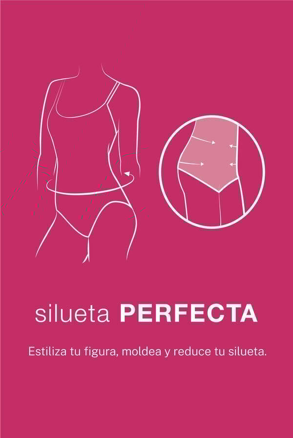 Cortefiel Ba&ntilde;ador moldeador escote cuadrado Multicolor