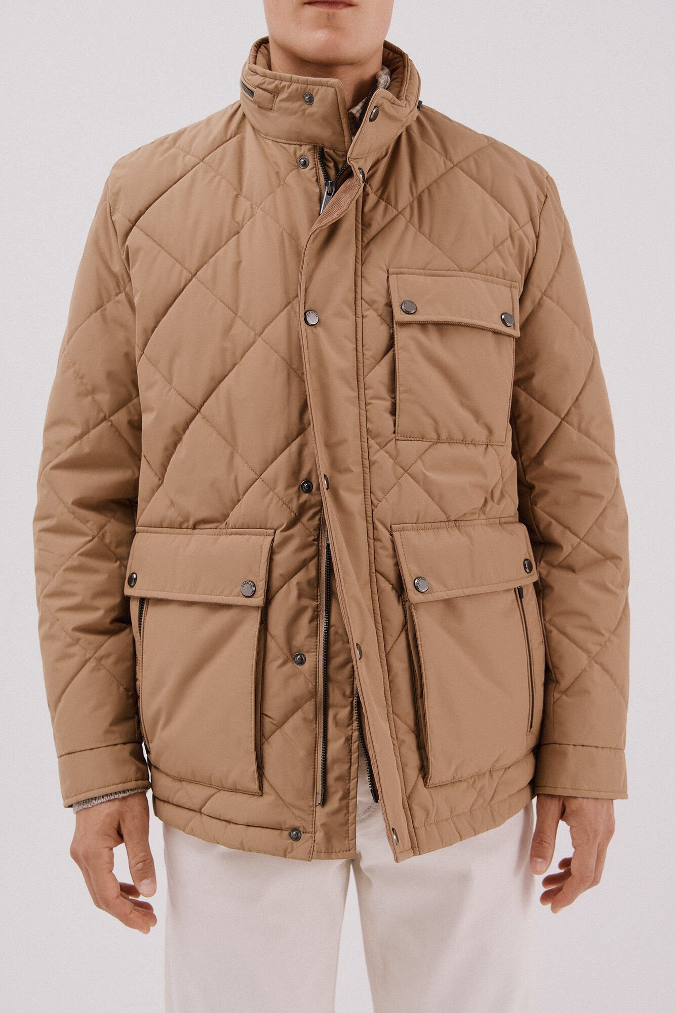 Cortefiel Diamond quilted jacket