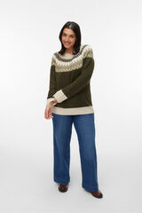 Vero Moda Curve Camisola grego tamanho grande  Verde