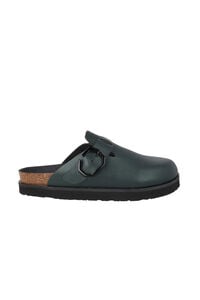 Genuins Zueco piel hebilla ajustable
