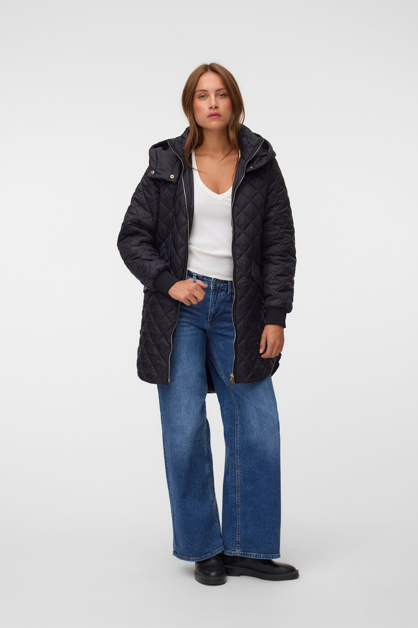 Vero Moda Sobretudo acolchoado comprido