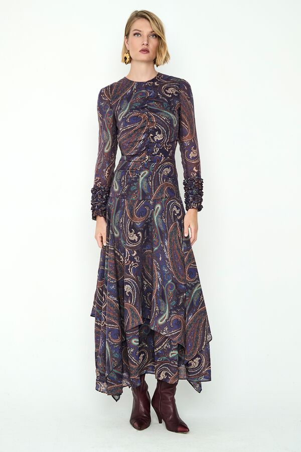 Panambi Vestido estampado Jony Roxo