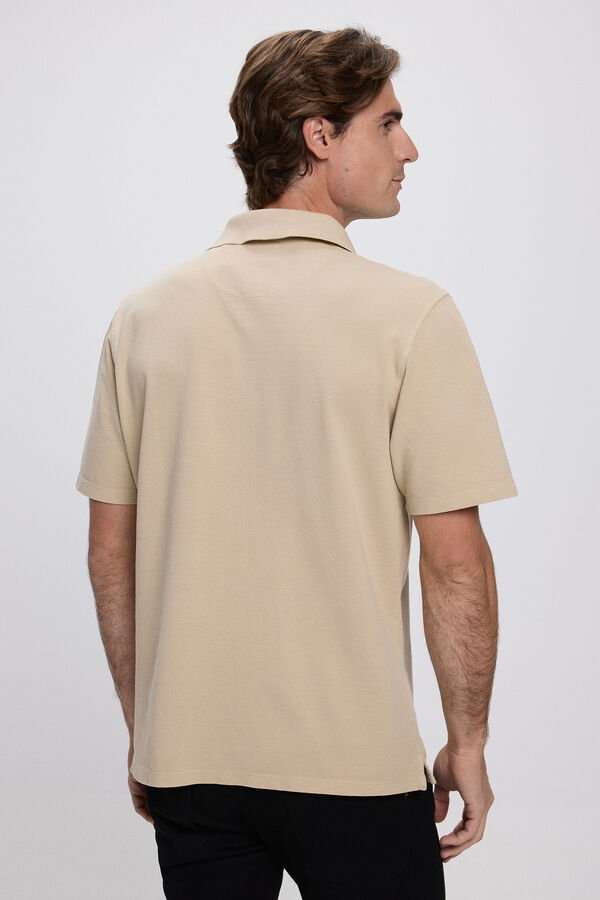 Jack & Jones Camisa pólo liso de regular fit Cinzento