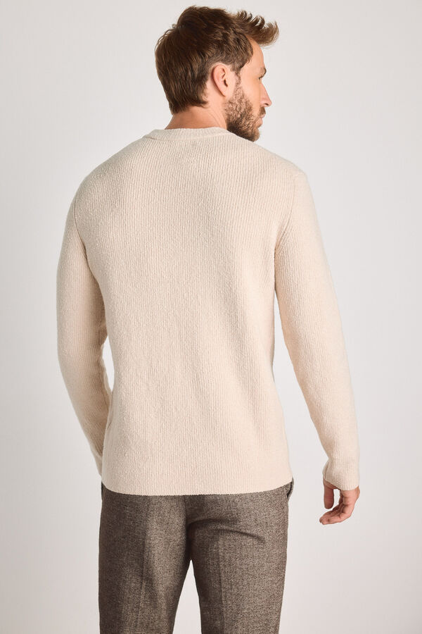 Jack & Jones Camisola regular em algod&atilde;o Tostado