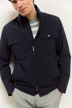 Cortefiel Jacket with four pockets Navy