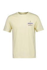 Gant T-shirt gr&aacute;fica Amarelo