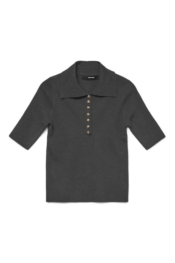 Vero Moda Polo de manga curta  Cinzento
