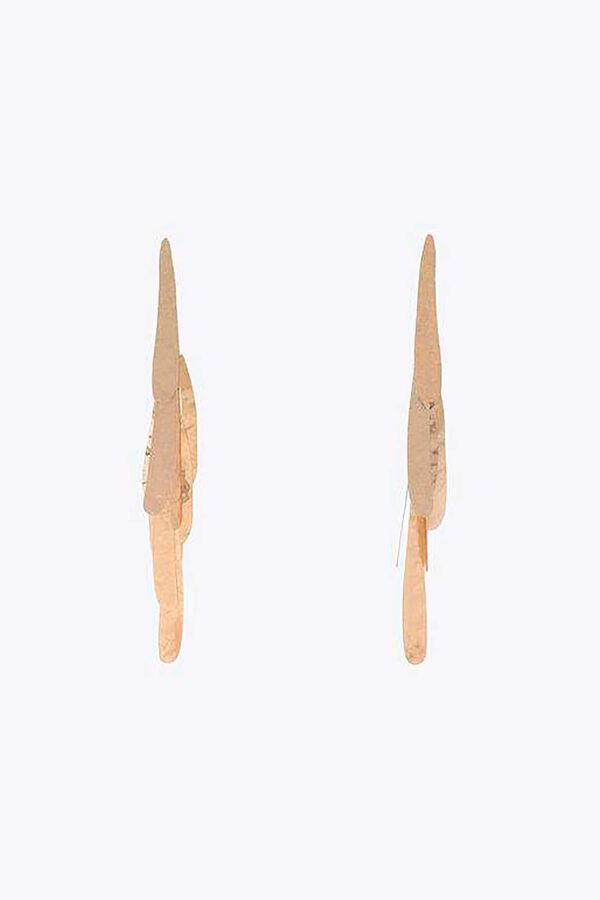 Lola Casademunt Pendientes flecos Dorado