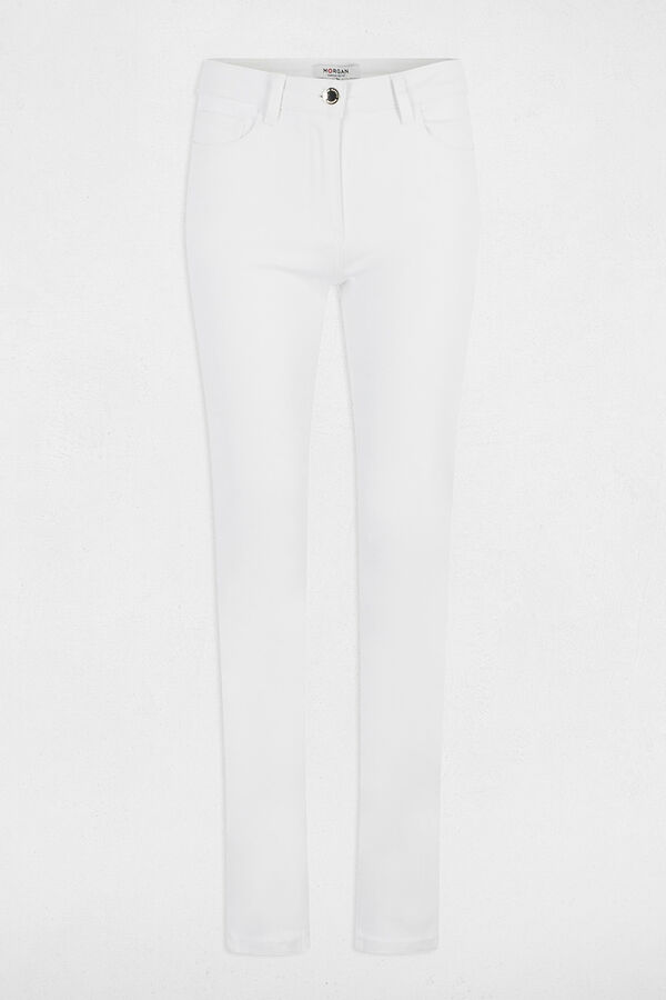 Morgan Cal&ccedil;a reta Branco