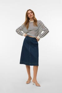 Vero Moda Camisola em malha rendada de manga comprida