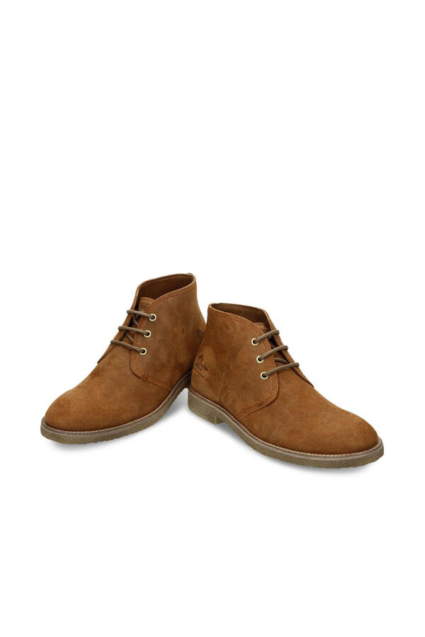 Panama Jack Botins de pele com forro de pele Castanho