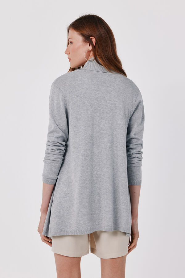 Cortefiel Shawl collar jacket Grey