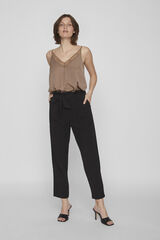 Cortefiel Fluid blouse with adjustable straps Brown