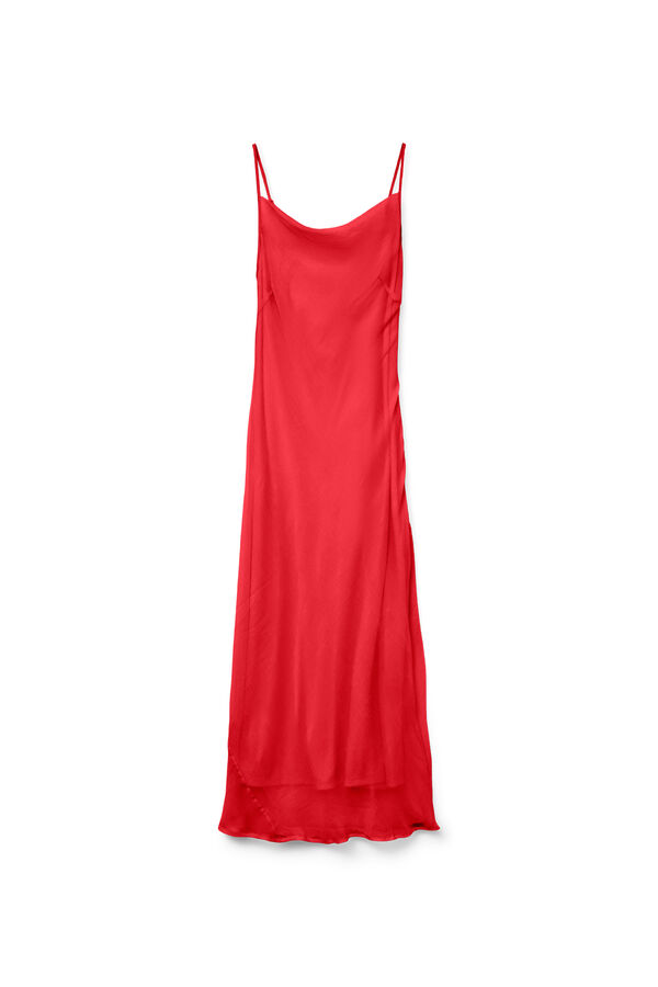 Vero Moda Chiffon strap dress Red