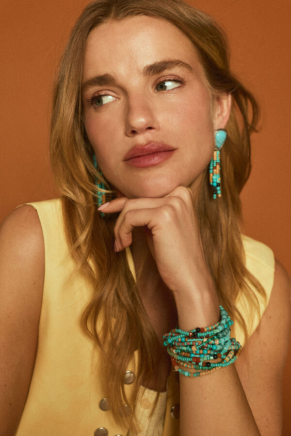 Slowlove Pulsera de cuentas m&uacute;ltiple Multicolor