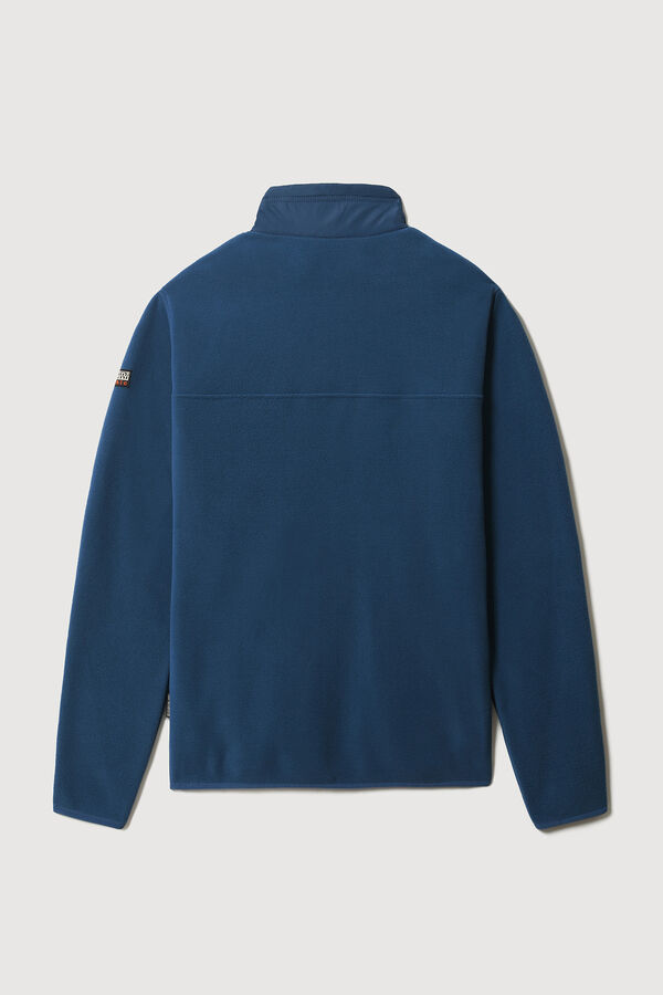 Cortefiel Napapijri TAMIX FZ fleece sweatshirt Blue