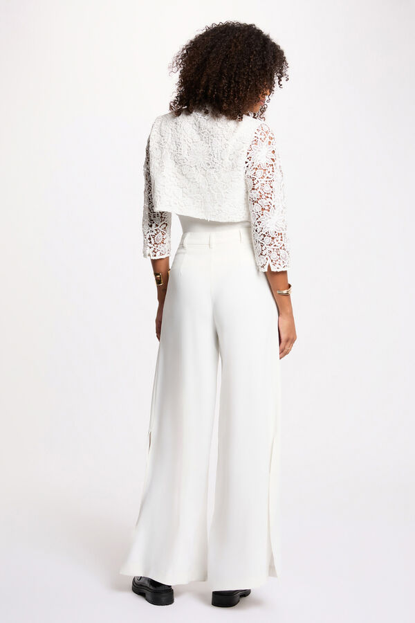 Morgan Fitted lace bolero White