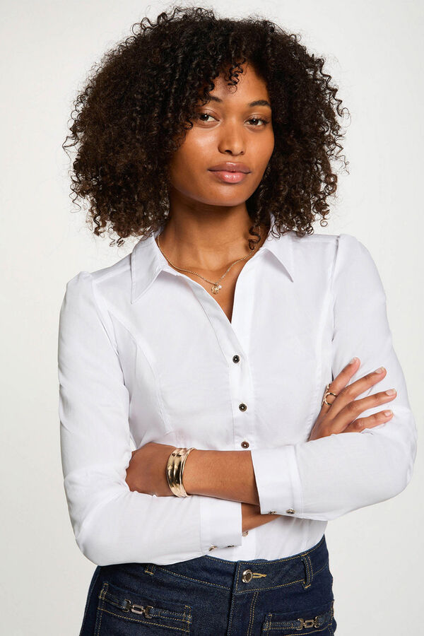 Morgan Camisa de manga comprida Branco
