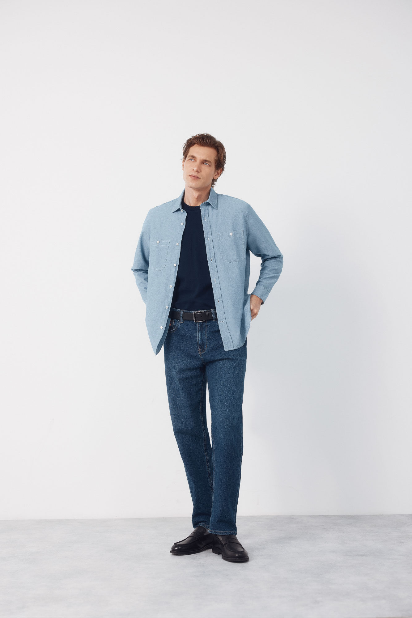 Cortefiel Pantal&oacute;n vaquero straight fit