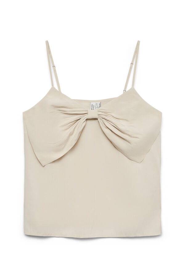 Vero Moda Tie top with adjustable straps Beige