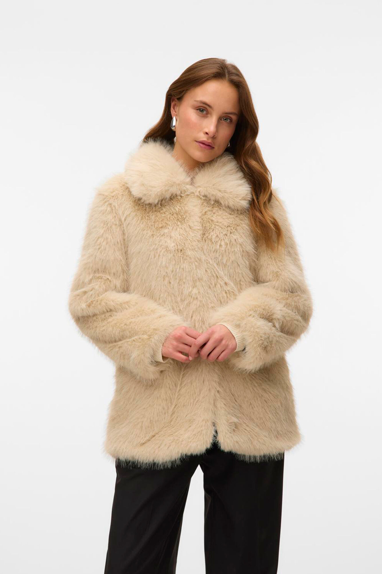 Vero Moda Sobretudo de pele 