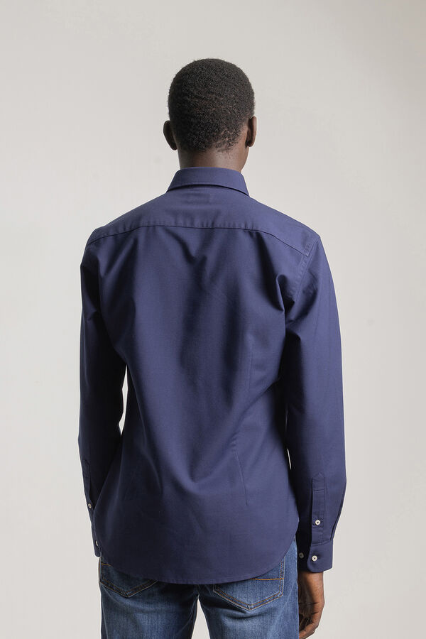 PuroEGO Slim fit Oxford shirt Navy