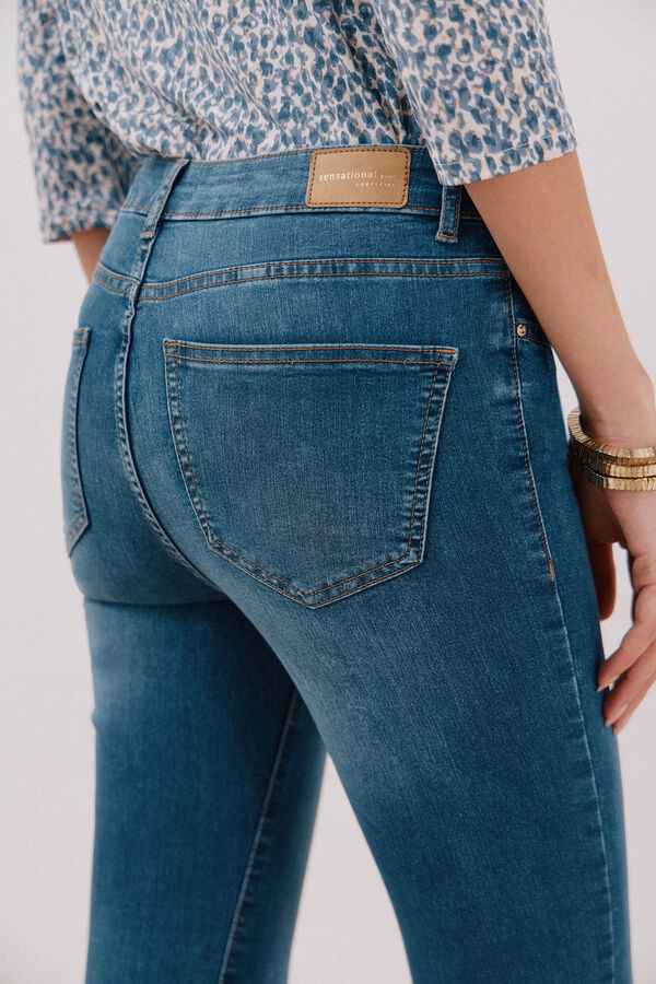 Cortefiel Sensational Jeans Blue