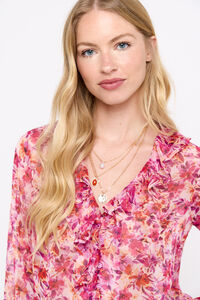 Cortefiel Blusa estampada fluida