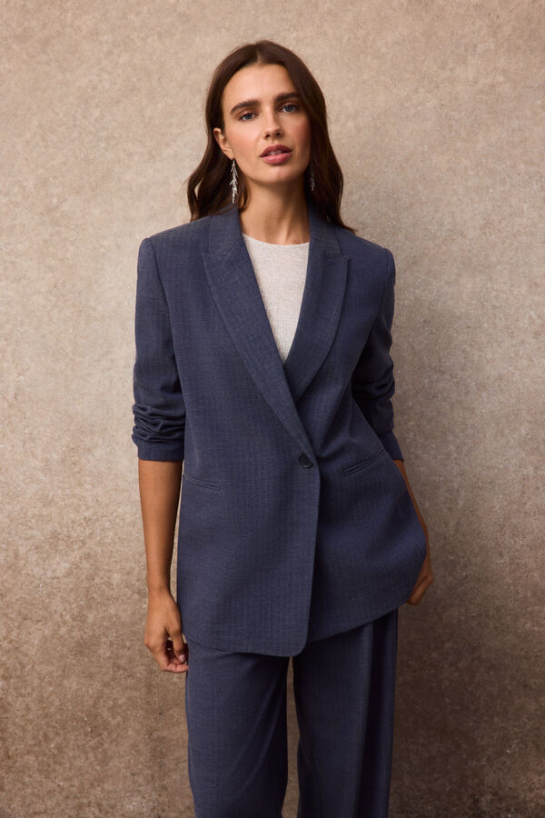 Slowlove Blazer oversized Cinzento