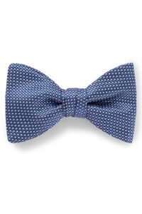 Cortefiel Silk bow tie Blue