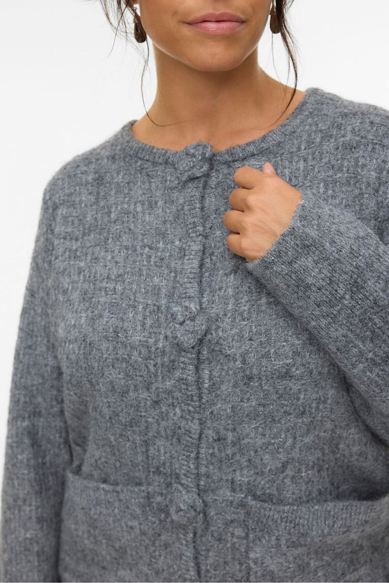 Vero Moda Curve Casaco de malha de malha curva