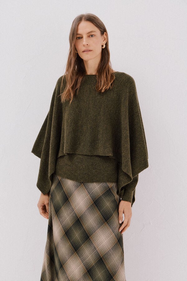 Cortefiel Jersey built-in layer Green