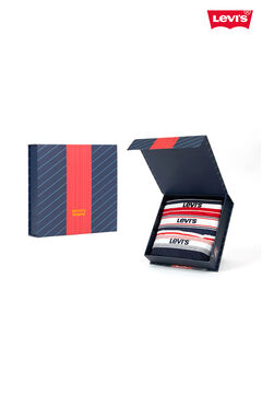Cortefiel Gift box with 3 men's Levi's boxers with logo Navy