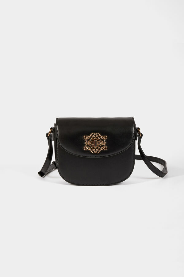 Morgan Mala tiracolo de pele sint&eacute;tica Preto