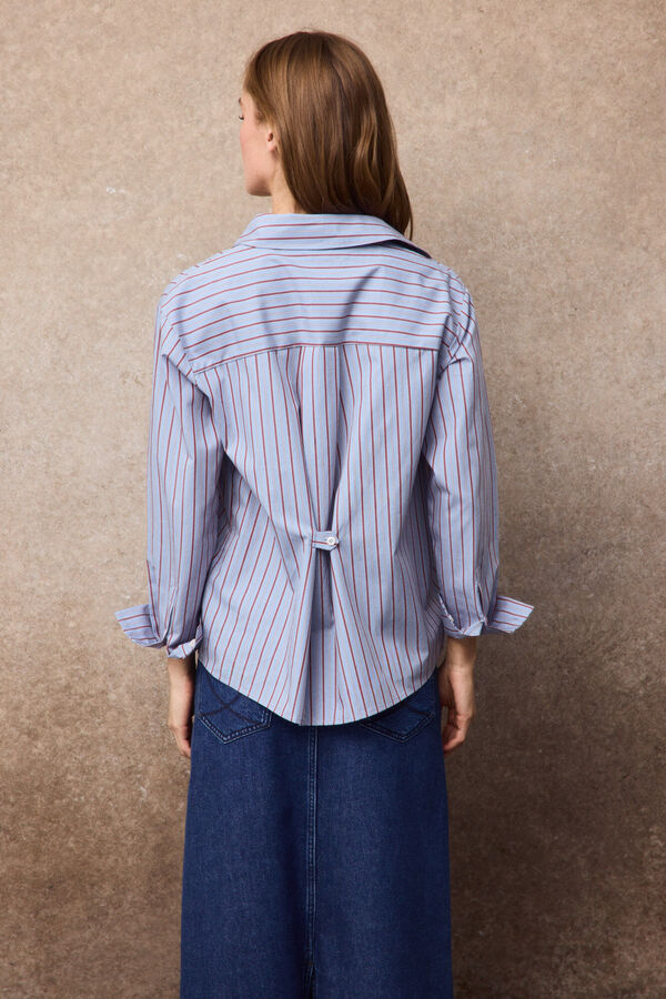 Slowlove Camisa de riscas Multicolorido