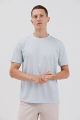 Cortefiel Technical T-shirt Blue