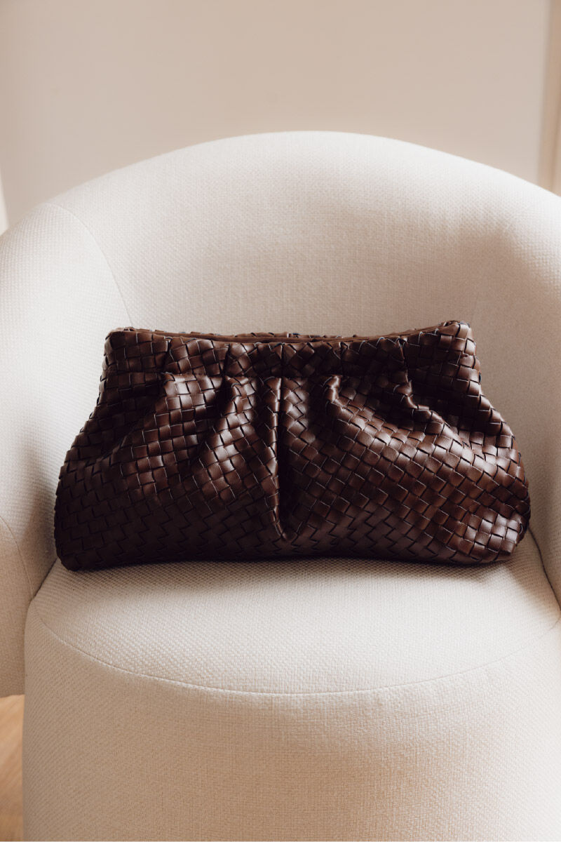 Cortefiel Bolso de mano trenzado